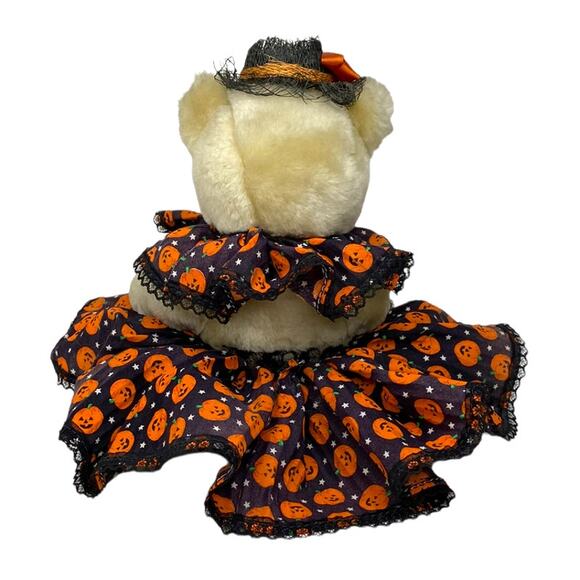 Vintage Halloween Bear Stuffed Animal Plush 11" - Picture 5 of 10